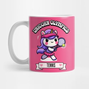 Tennis Unicorn Olympics 🎾🦄 - Ace the Cuteness! Mug